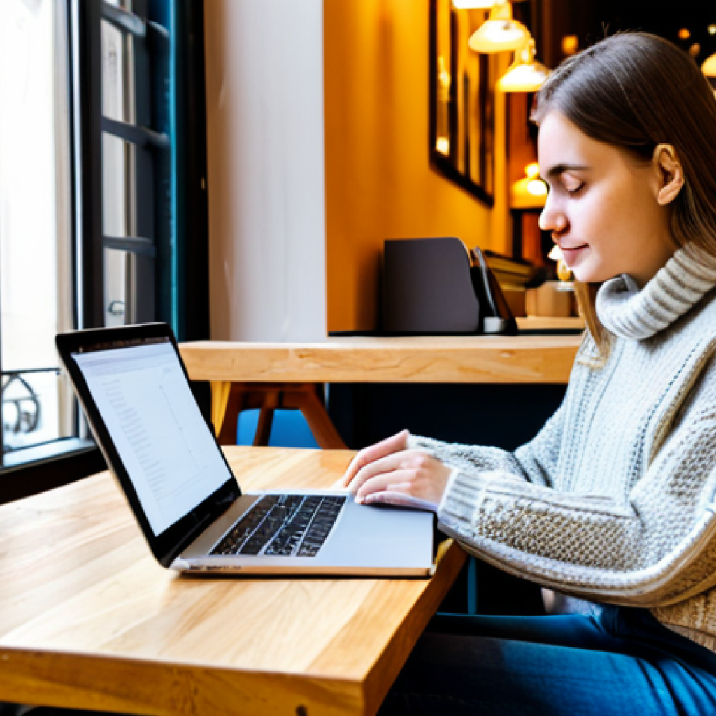 헝가리어 공부 방법 - Immersive Language Learning**

"A young woman sitting in a cozy coffee shop in Budapest, wearing a s...