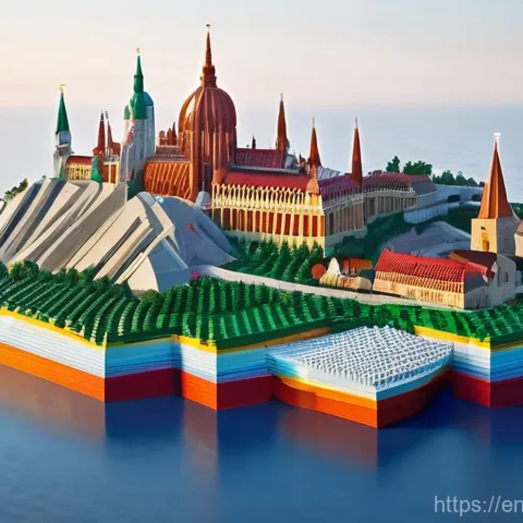 헝가리어와 슬라브어 차이 - **Prompt 1: "The Linguistic Island: Hungarian Agglutination"**
A vibrant and conceptual digital ...
