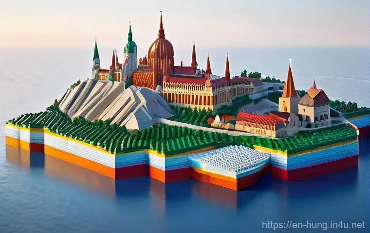 헝가리어와 슬라브어 차이 - **Prompt 1: "The Linguistic Island: Hungarian Agglutination"**
A vibrant and conceptual digital ...