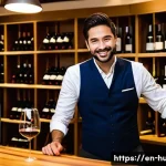 Home 22 토카이 와인 구매처 - A cozy, upscale boutique wine shop interior in San Francisco featuring wooden shelves filled with ra...
